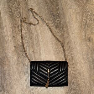 Amazon- Elegant Black Quilted Chain Bag